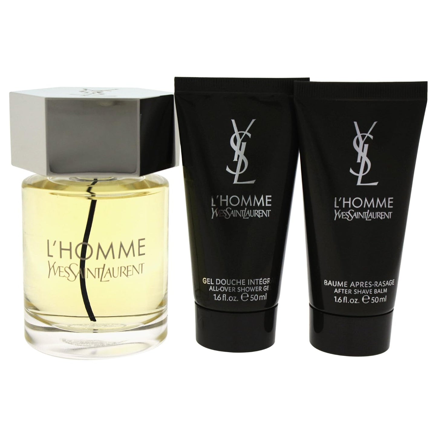 Set L Homme Caballero Yves Saint Laurent 3 Pz (100 ml + 50 ml After + 50 ml Gel) - Hombre