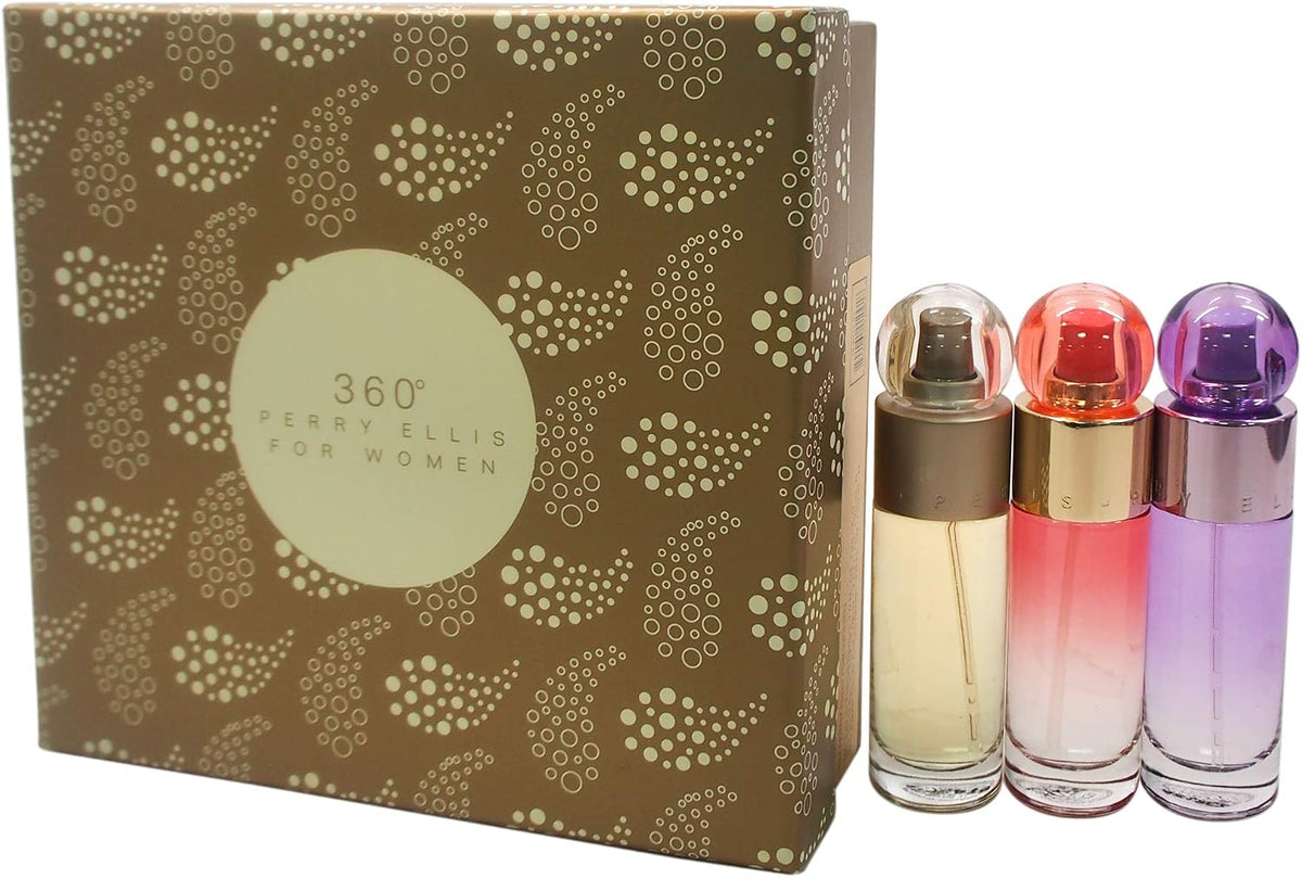 Set Trilogia Perry Ellis Dama Perry Ellis 3 Pz 30 ml C/U - PriceOnLine | Perfumes y Fragancias PriceOnLine