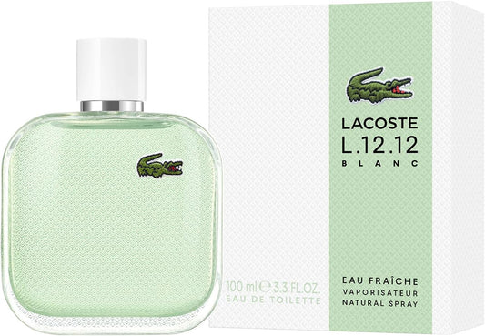 Eau De Lacoste L.12.12 Blanc Eau Fraiche Caballero Lacoste 100 ml Edt Spray - Hombre
