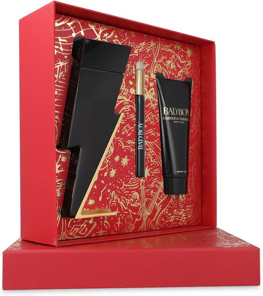 Set Bad Boy 3Pzs 100Ml Edt Spray/ Shower Gel 100Ml/ 10Ml Edt Spray - Hombre