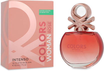 Benetton Colors Rose Intenso 80Ml Edp Spray - Mujer