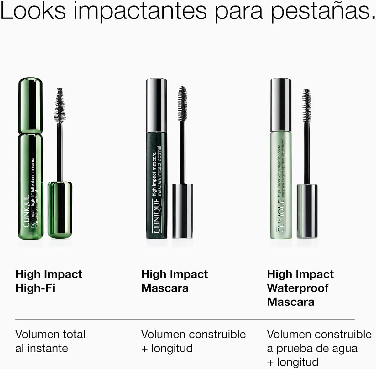 Mascara Para Pestañas High Impact Waterproof Mascara -Black 8Ml - Mujer