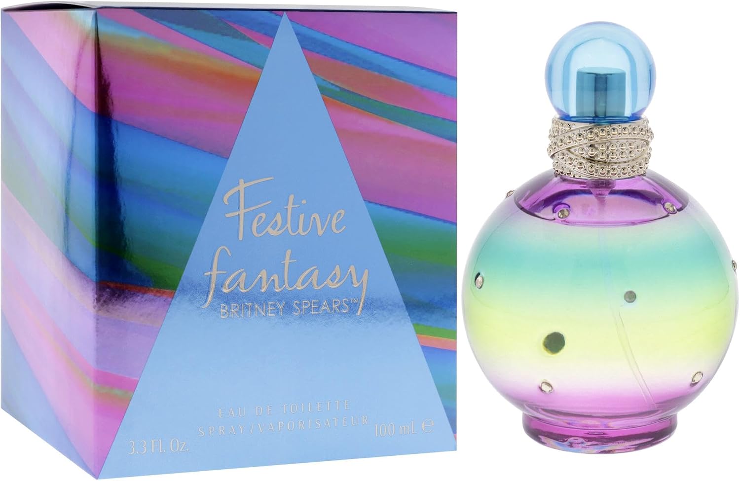 Fantasy Festive Dama Britney Spears 100 ml Edt Spray - Mujer