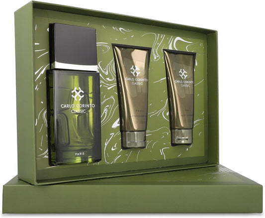 Set Carlo Corinto Classic Caballero Carlo Corinto 3 Pz - Hombre
