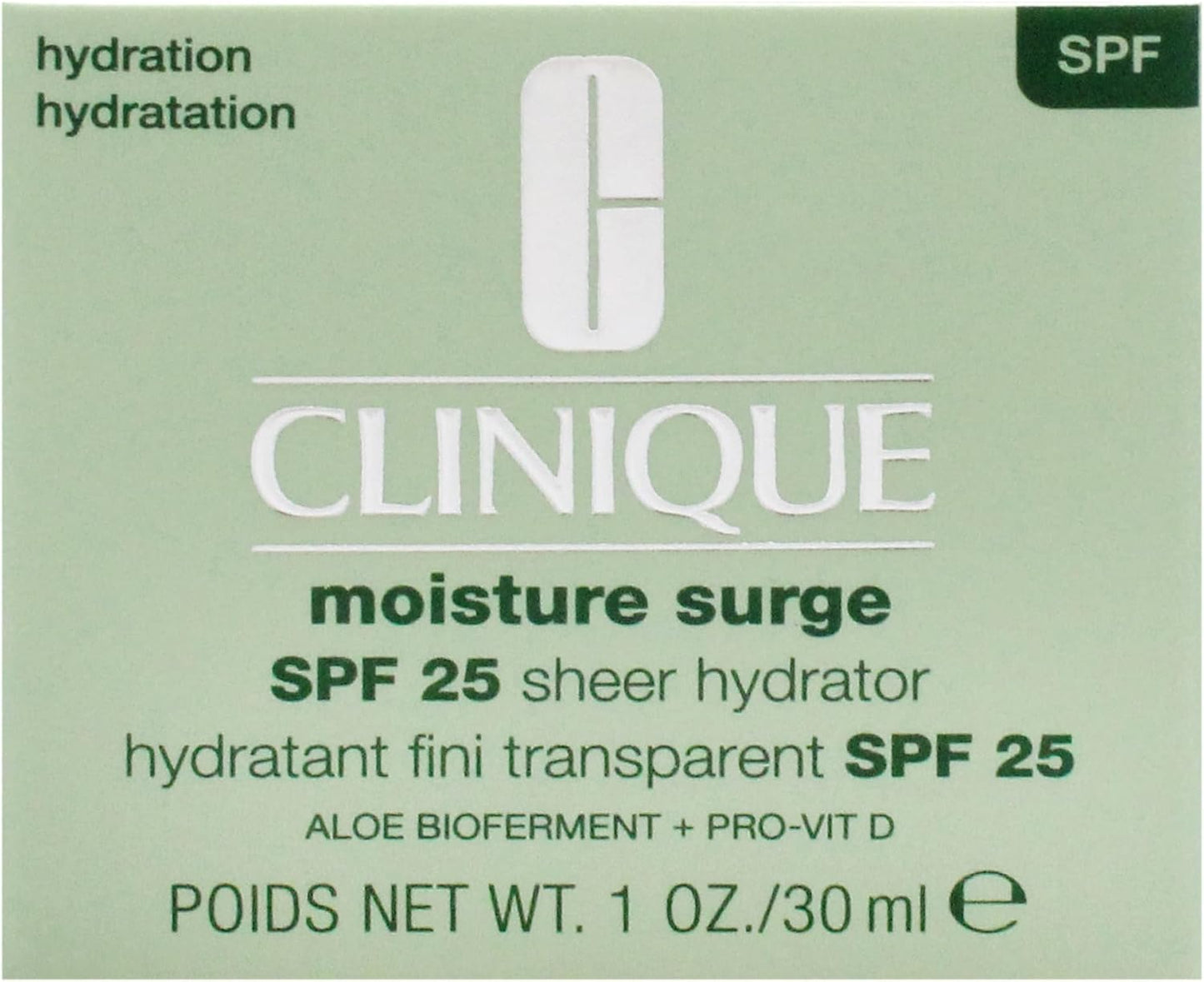 Crema Hidratante Moisture Surge Sheer Hydrator Spf 25 - 30Ml