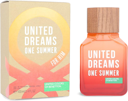 Benetton One Summer For Him 100 Ml Edt Spray - Hombre
