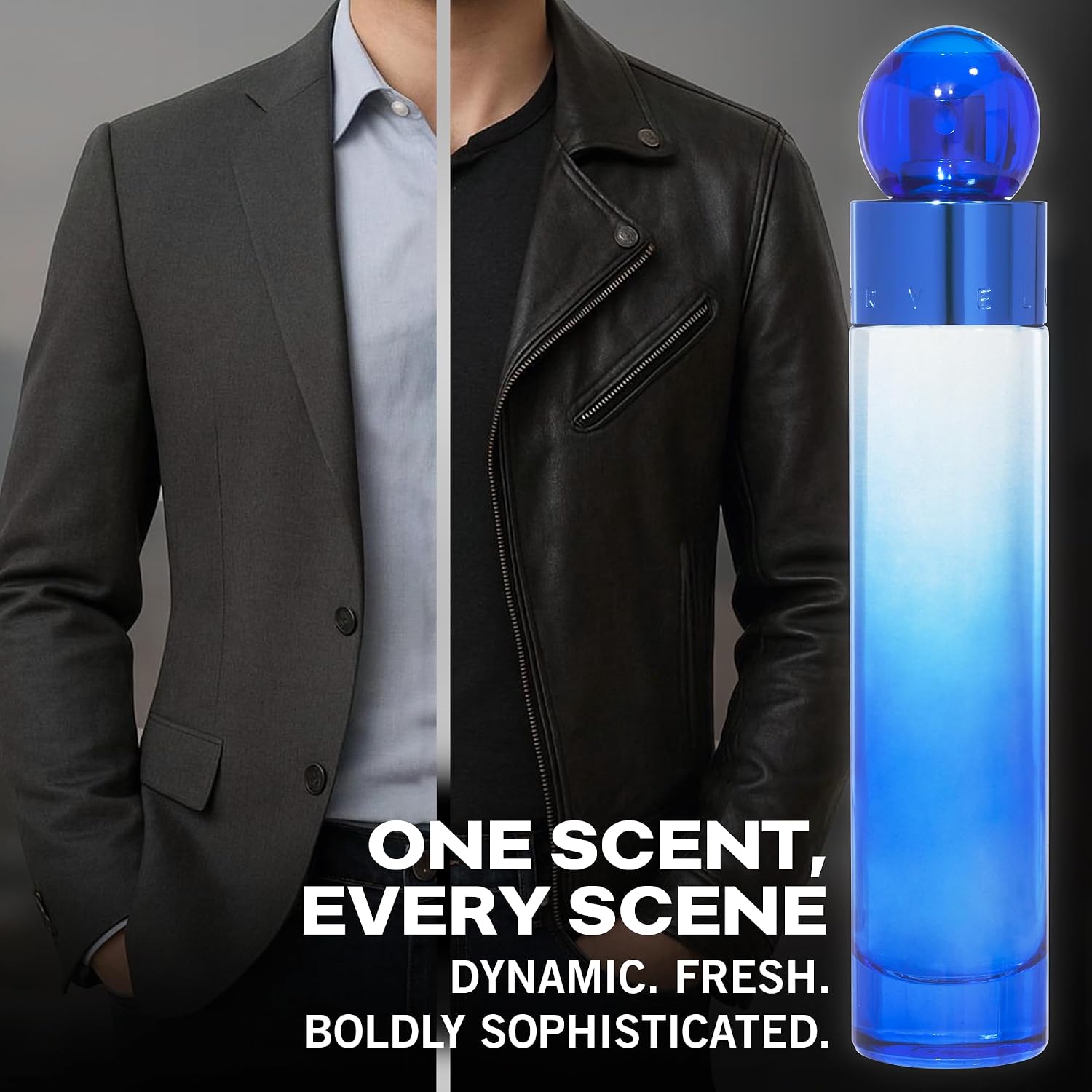 Set 360° Very Blue Perry Ellis 4Pz 100Ml Edt Spray - Hombre
