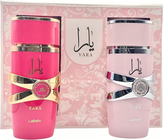 Set Lattafa Yara 2Pzs Candy 100Ml Edp Spray/ Yara 100Ml Edp Spray - Mujer