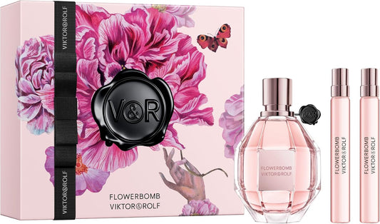 Set Flowerbomb 3Pzs 100Ml Edp Spray / 2X 10Ml Edp Spray - Mujer