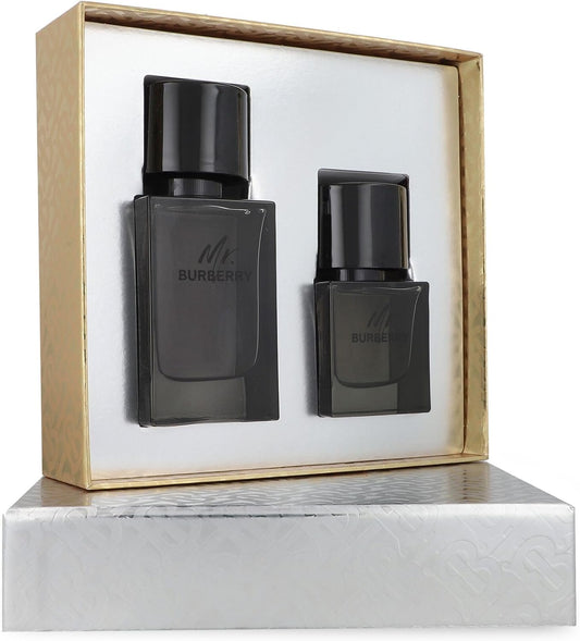 Set Mr Burberry 2Pzs 100Ml Edt Spray/ 50Ml Edt Spray - Hombre