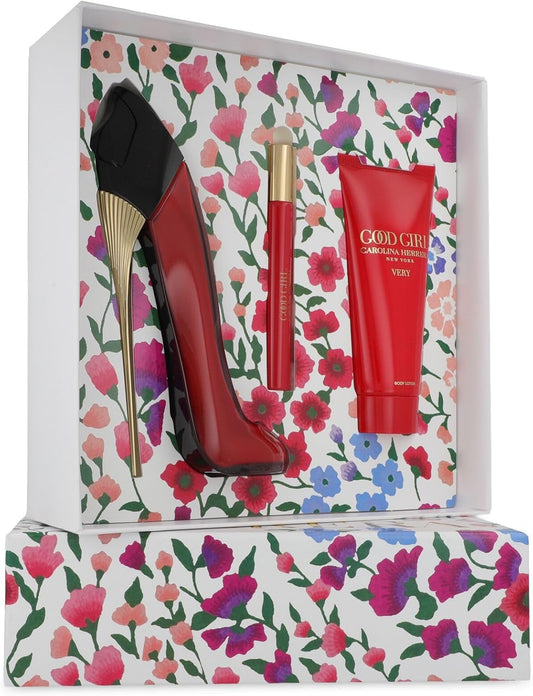 Set Very Good Girl 3Pzs 80Ml Edp Spray/ Body Lotion 100Ml/ 10Ml Edp Spray - Mujer