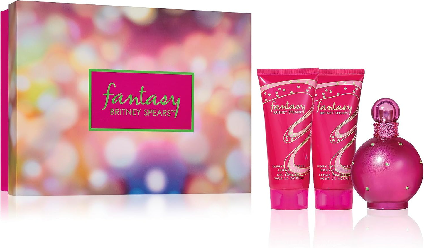 Set Fantasy Britney Spears 3Pz 100Ml Edp Spray - Mujer