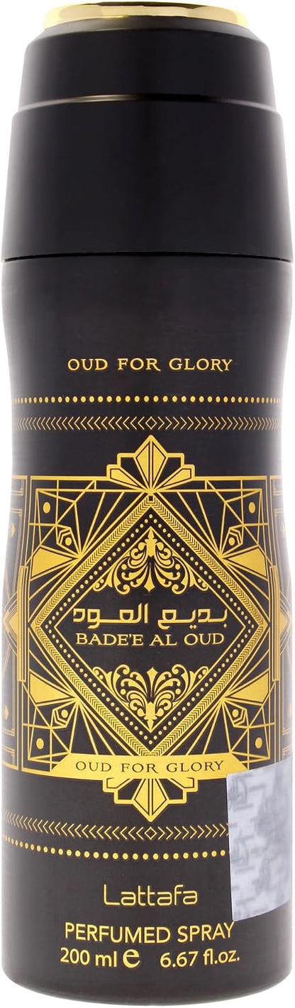 Bade Oud For Glory By Lattafa 200 ml Body Spray - Unisex