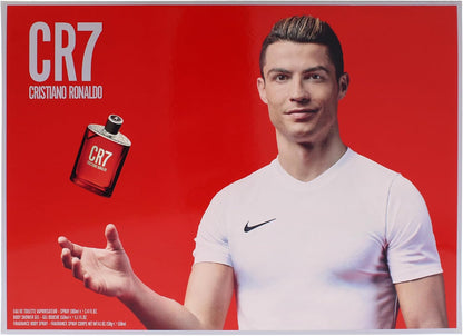 Set Cristiano Ronaldo Cr7 3Pzs 100Ml Edt Spray/ Body Spray 150Ml/ Shower Gel 150Ml - Hombre