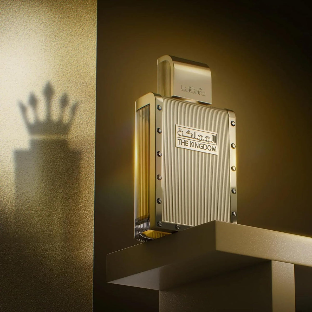 Set Lattafa The Kingdom 3Pzs 100Ml Edp Spray/ 100Ml Shower Gel/ 12Ml Edp Spray - Hombre