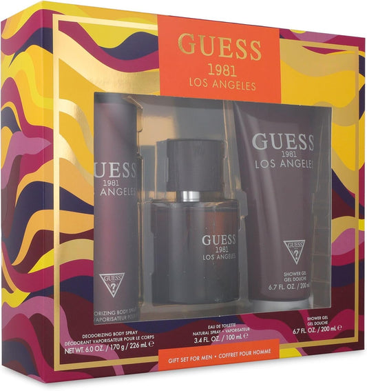 Set Guess 1981 Los Angeles Caballero Guess 3 pz - Hombre
