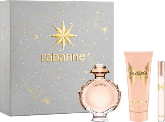 Set Olympea 3Pzs 80Ml Edp Spray/ Body Lotion 100Ml/ 10Ml Edp Spray - Mujer