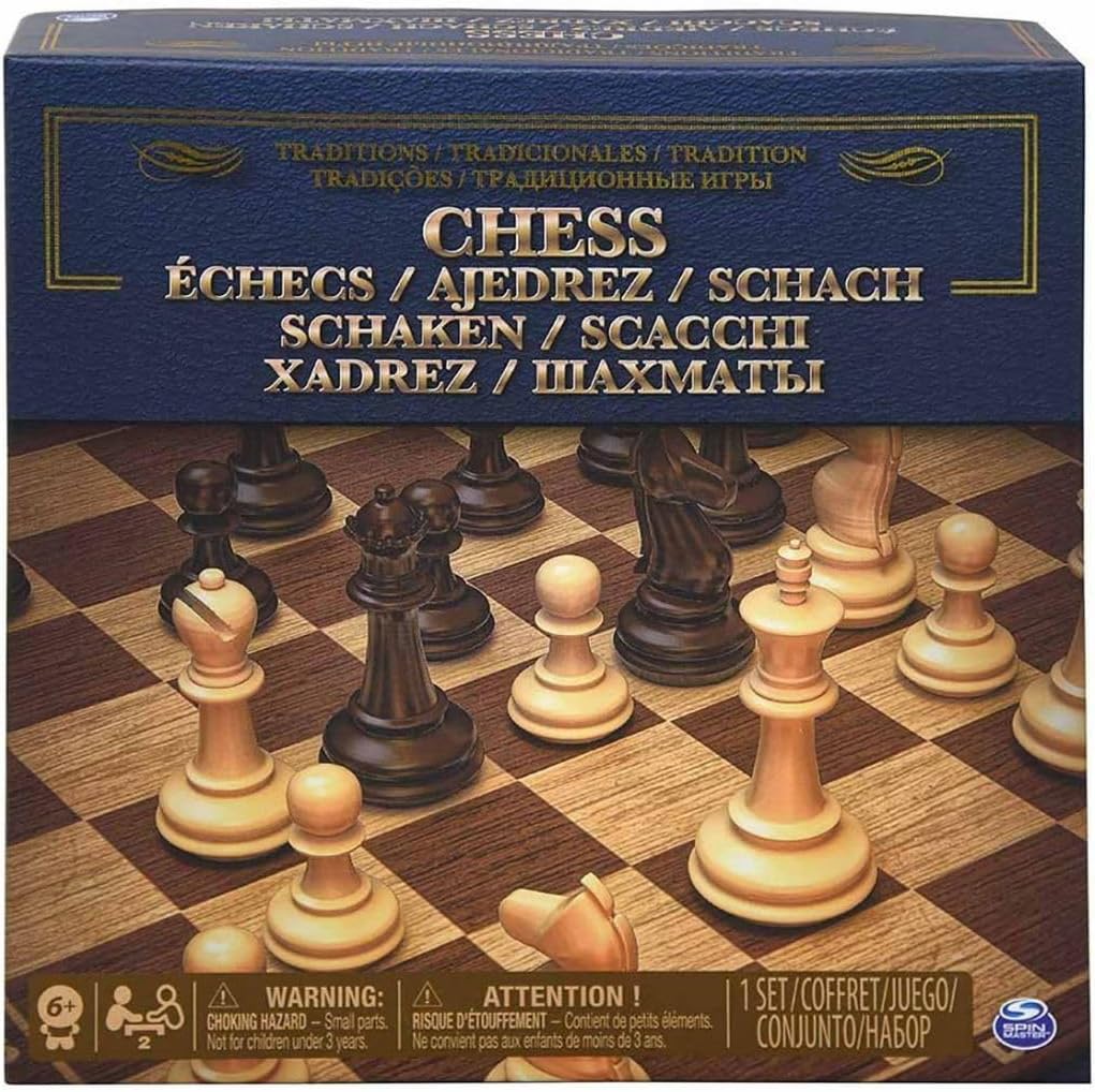 Tablero De Ajedrez Chess Clasico Spin Master 32 Piezas