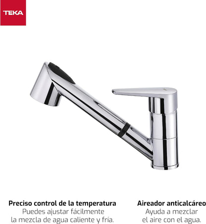 Grifo Teka Cocina Mt Plus Cromo Bajo 46.978.02.10 41016041