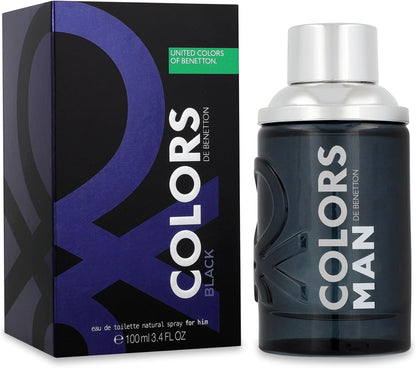 Benetton Colors Black 100Ml Edt Spray - Hombre