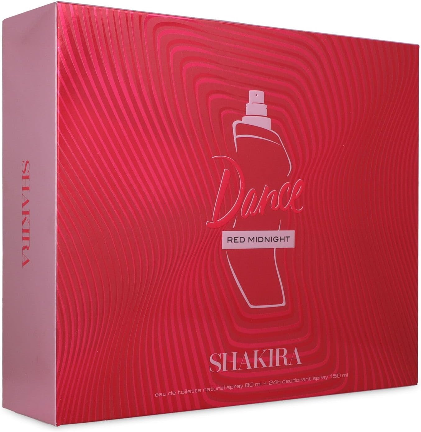 Set Shakira Dance Red Midnight 2Pzs 80Ml Edt Spray/ Desodorante 150Ml Spray - Mujer