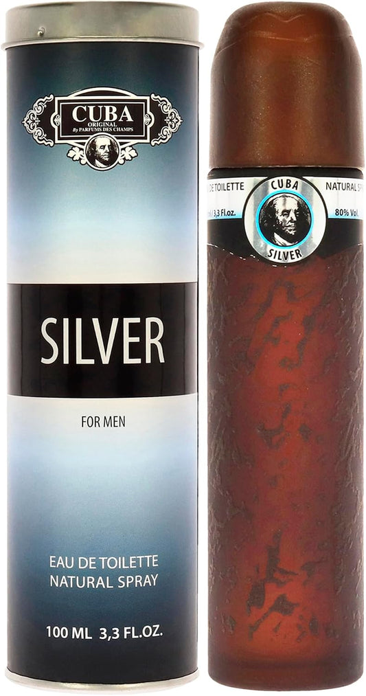 Cuba Silver Caballero Des Champs 100 ml Edt Spray - Hombre