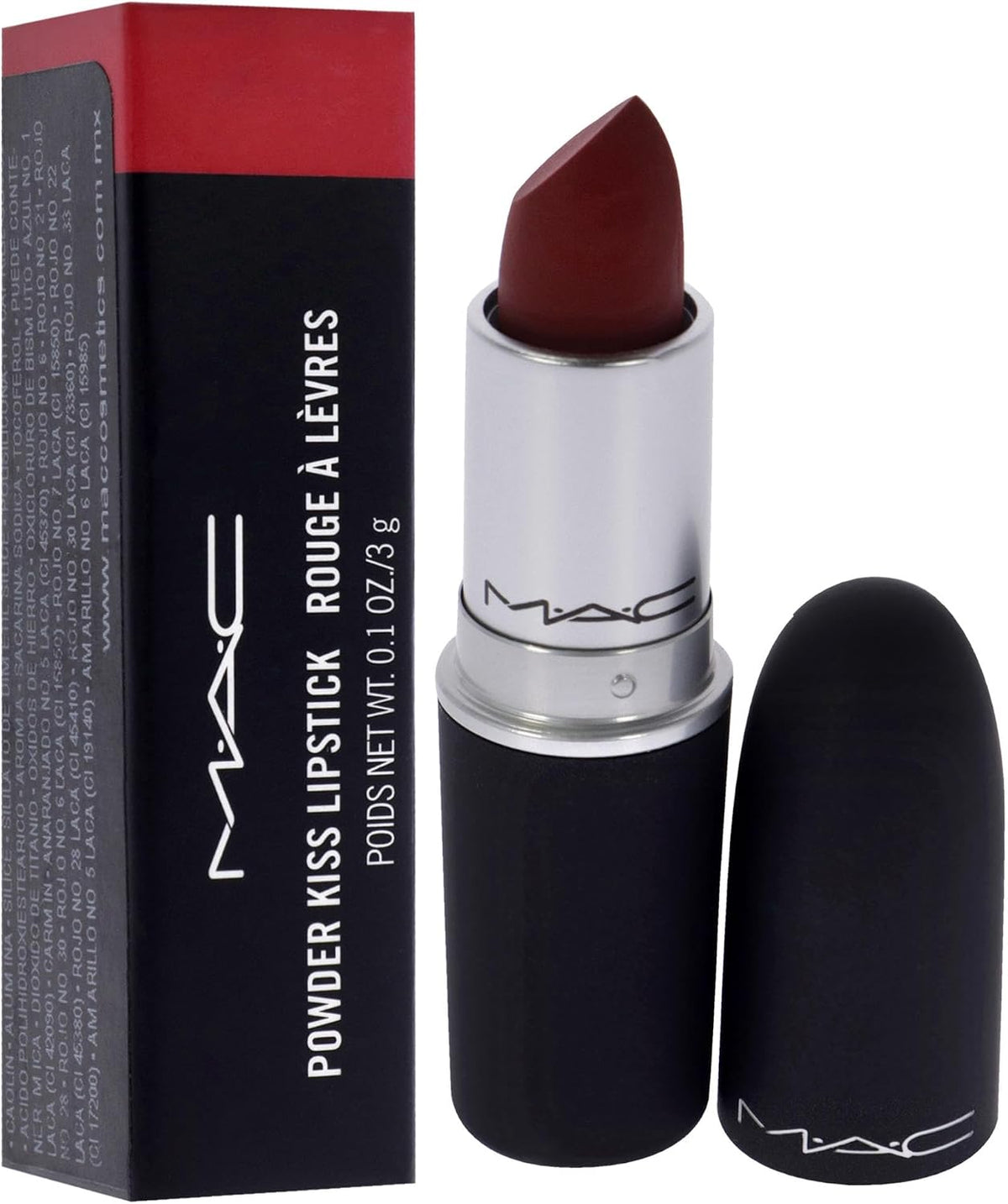 Labial Powder Kiss Lipstick -Ruby New 3G - Mujer
