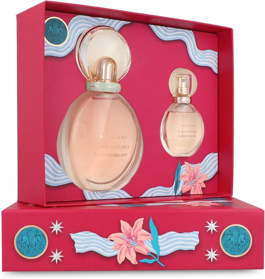 Set Rose Goldea Blossom Delight Dama Bvlgari 2 pz (Edp) - Mujer