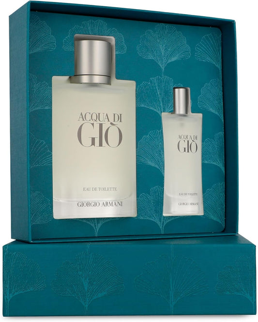 Set Acqua Di Gio 2Pzs 100Ml Edt Spray/ 15Ml Edt Spray - Hombre