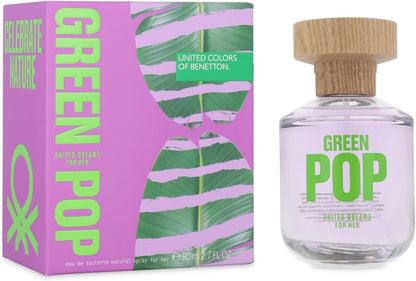 Benetton Green Pop 80Ml Edt Spray - Mujer