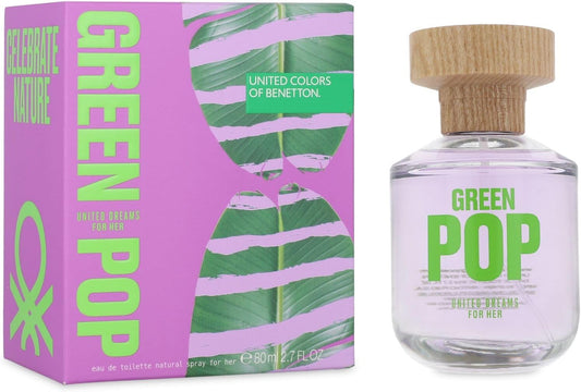 Benetton Green Pop 80Ml Edt Spray - Mujer