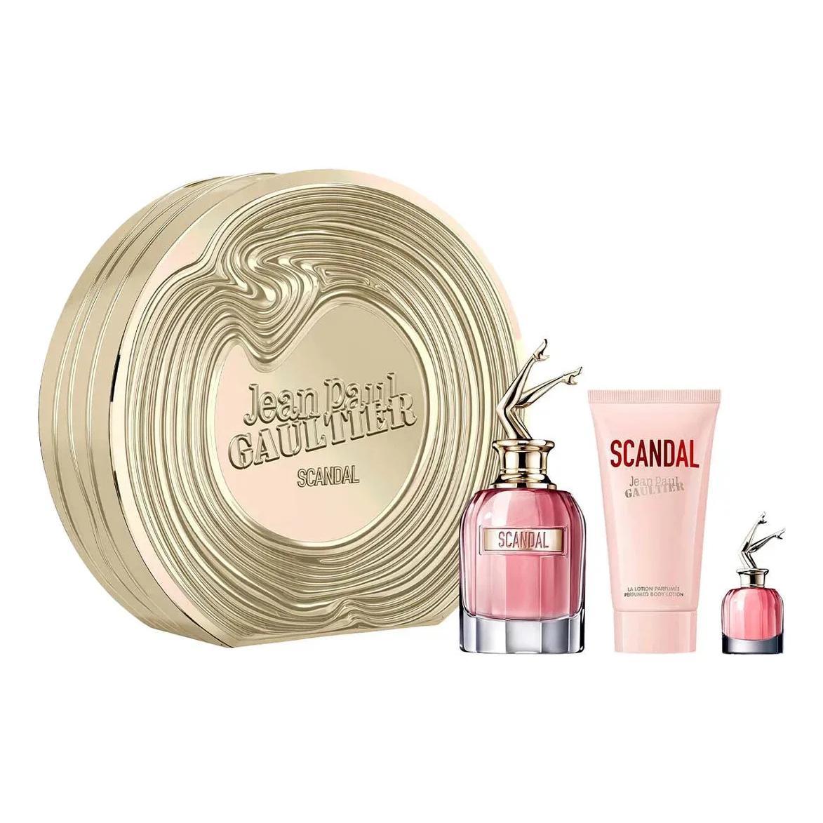 Jean Paul Gaultier Set Jean Paul Gaultier Scandal 3Pzs 80Ml Edp Spray/ Body Lotion 75Ml/ 6Ml Edp Para Mujer