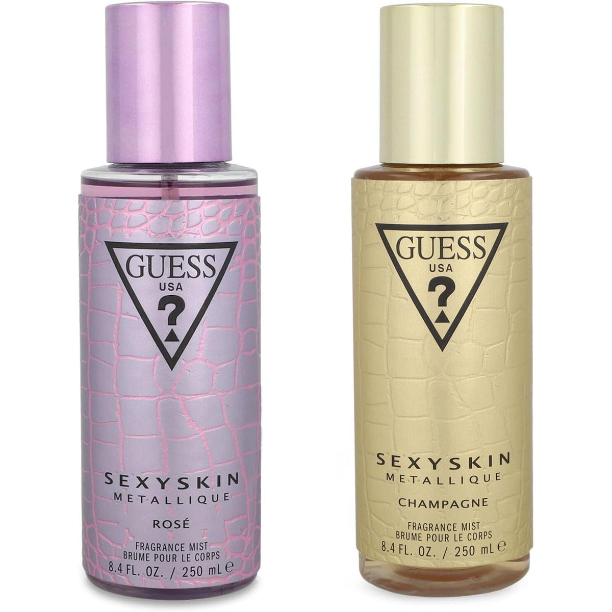 Guess Set Guess Sexy Skin 2Pzs Rose 250Ml Body Mist Spray/ Champagne 250Ml Body Mist Spray - Mujer