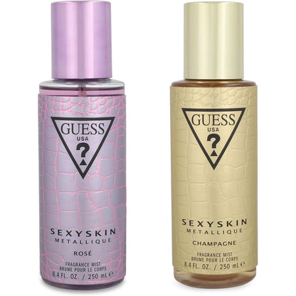 Guess Set Guess Sexy Skin 2Pzs Rose 250Ml Body Mist Spray/ Champagne 250Ml Body Mist Spray - Mujer