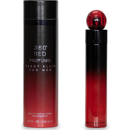 Perry Ellis 360 Red Profumo 100 ml Edp Spray - Hombre