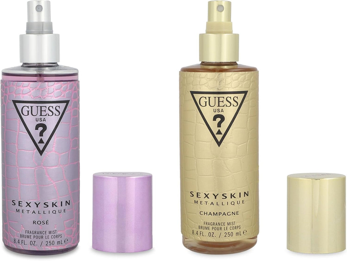 Guess Set Guess Sexy Skin 2Pzs Rose 250Ml Body Mist Spray/ Champagne 250Ml Body Mist Spray - Mujer