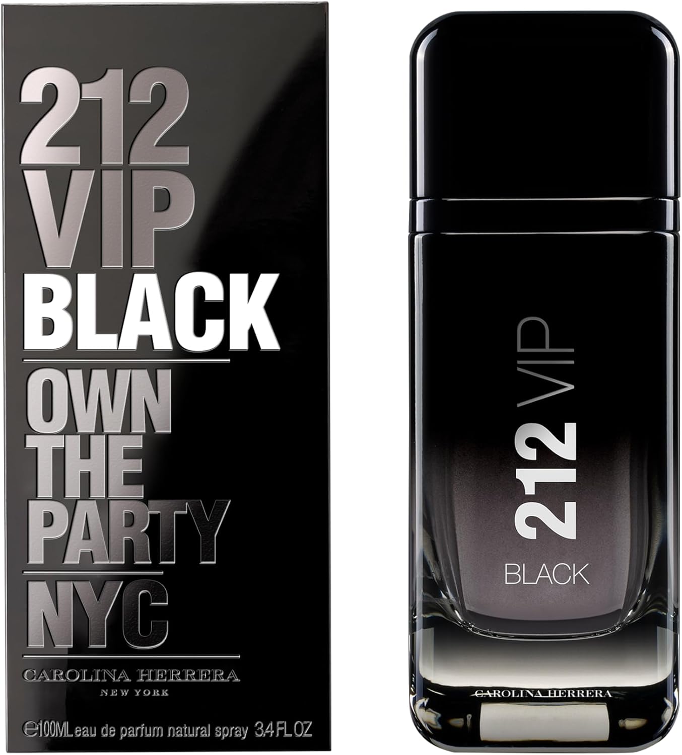 212 Vip Black Carolina Herrera 100 ml Edp Spray - Hombre