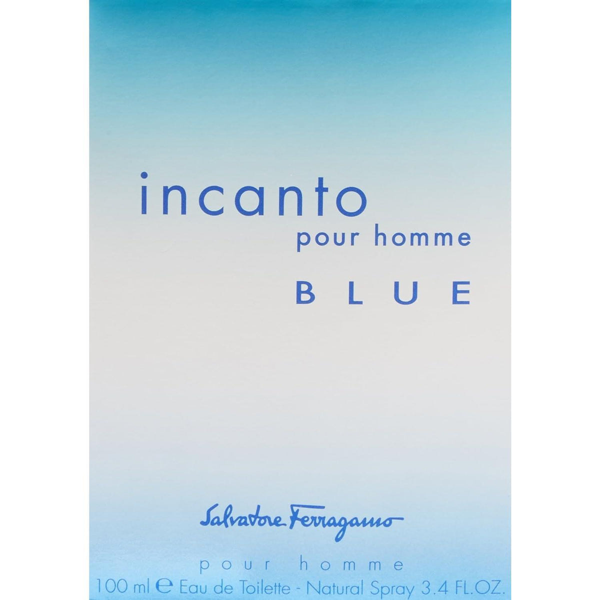 Ferragamo Incanto Pour Homme Blue Salvatore 100 ml Edt Spray - Hombre