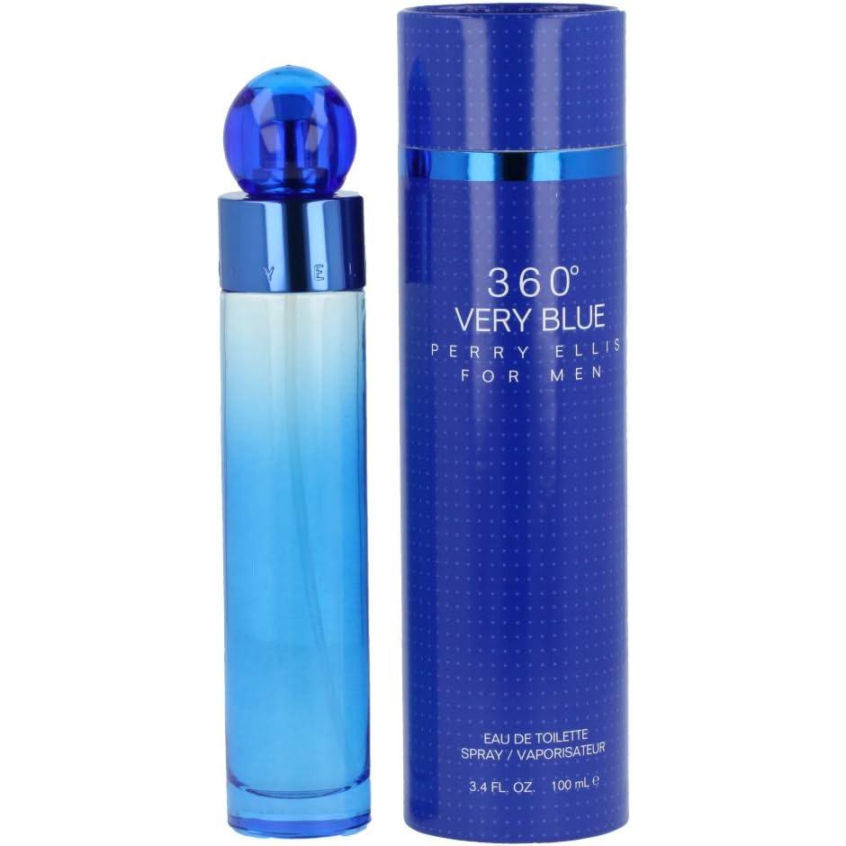 360 Very Blue Perry Ellis 100 ml Edt Spray - Hombre