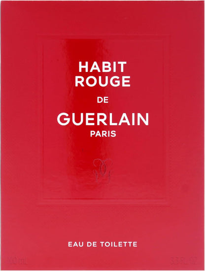 Habit Rouge Guerlain 100 Ml Edt Spray -  Hombre
