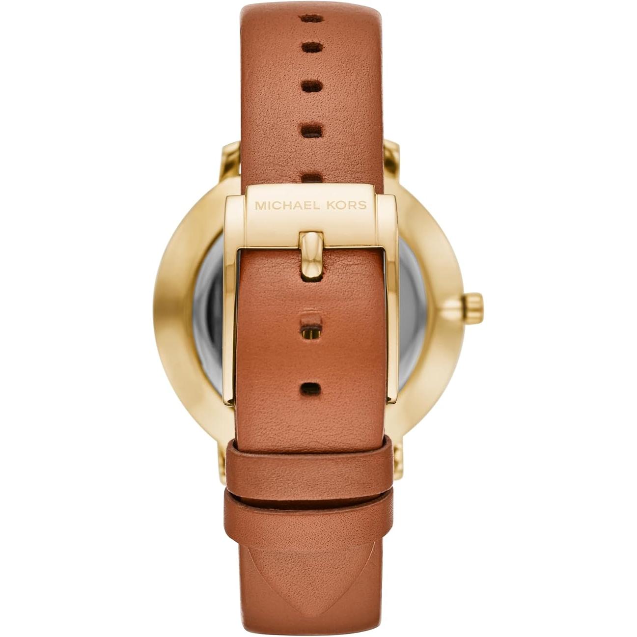 Michael Kors Reloj Cafe MK2740 para Mujer con Correa de Cuero y Diseño Elegante