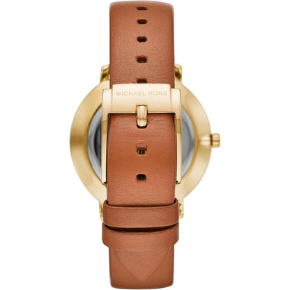 Michael Kors Reloj Cafe MK2740 para Mujer con Correa de Cuero y Diseño Elegante