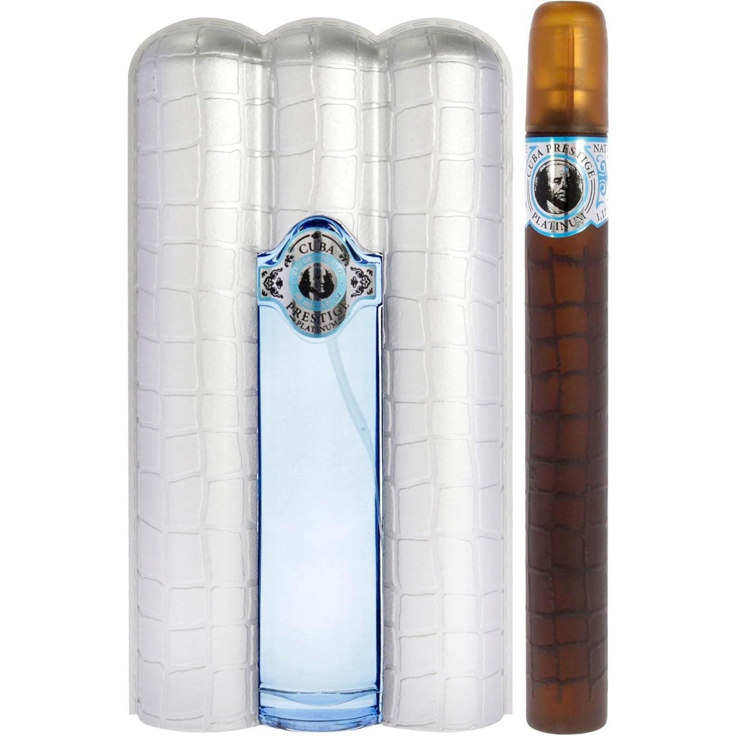 Set Cuba Prestige Platinum 2Pzs 90Ml Edt Spray/ 35Ml Edt Spray - Hombre