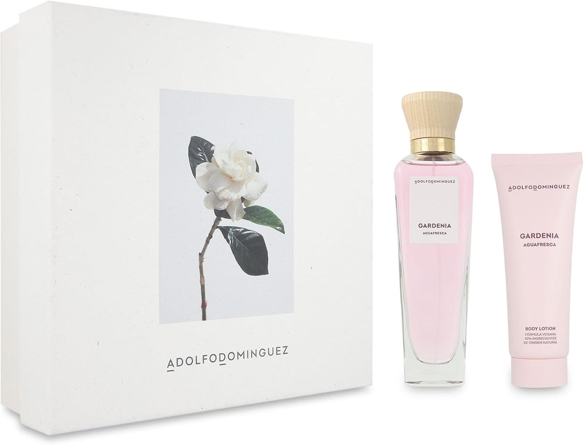 Set Adolfo Dominguez Gardenia 2Pz 120Ml Edt Spray - Mujer