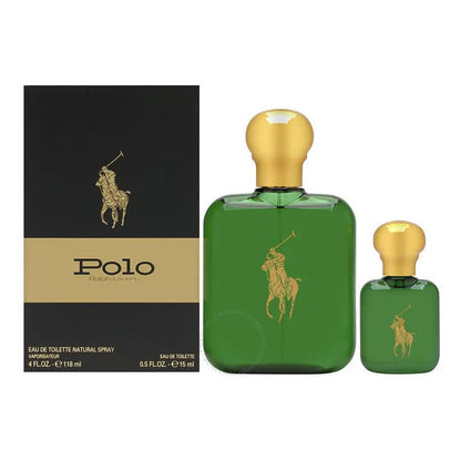 Set Polo Caballero Ralph Lauren 2 pz 118Ml Edt Spray + 15Ml Edt - Hombre