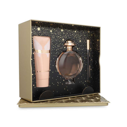Set Olympea 3Pzs 80Ml Edp Spray/ Body Lotion 100Ml/ 10Ml Edp Spray - Mujer
