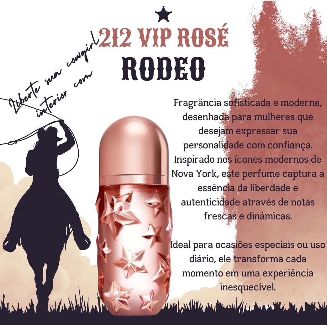 212 Vip Rose Ny Rodeo 80Ml Edp Spray - Mujer