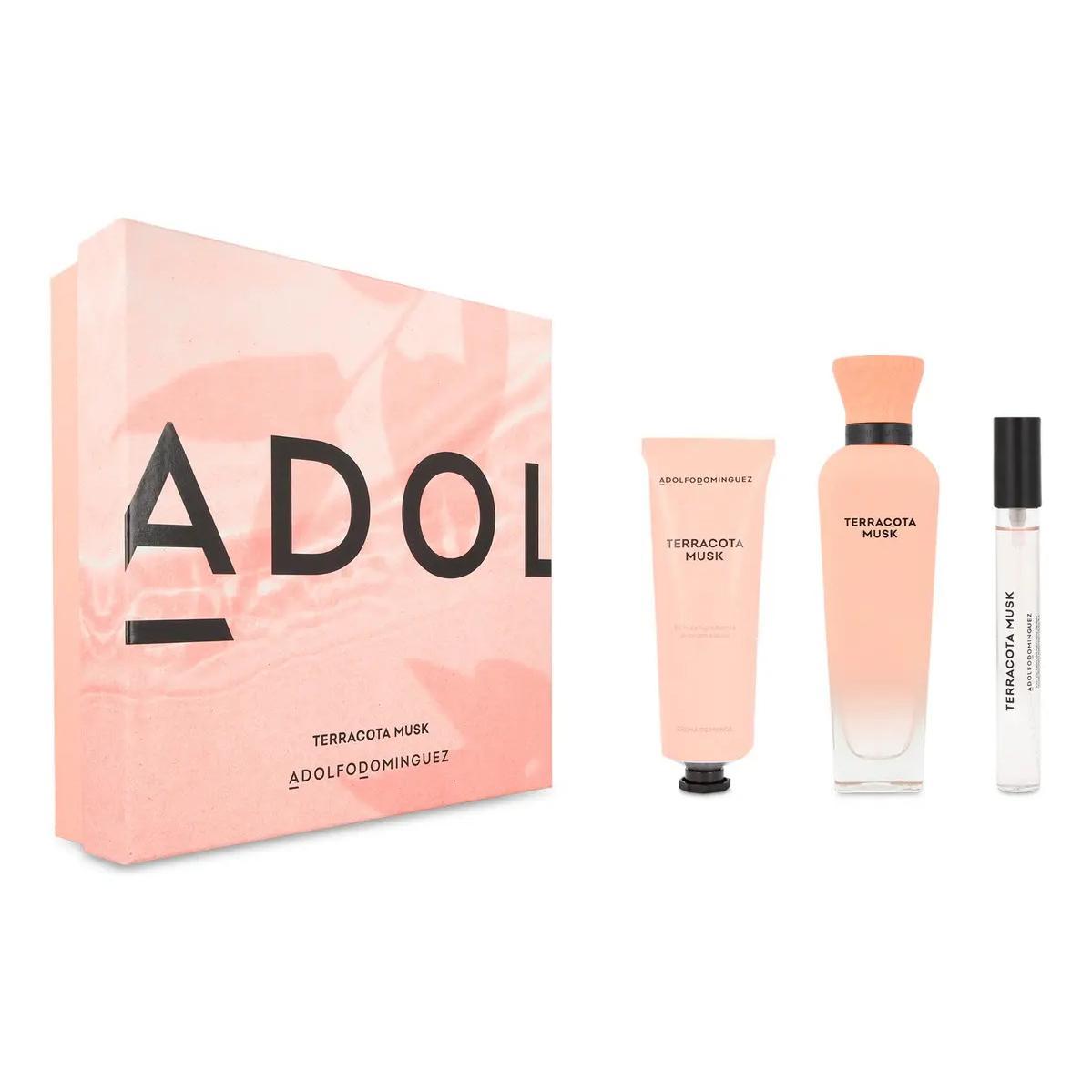Set Adolfo Dominguez Terracota Musk 3Pz - Mujer