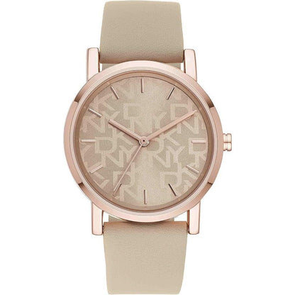 DKNY Reloj Ny2856 para Mujer con Diseño Elegante y Correa de Cuero Suave