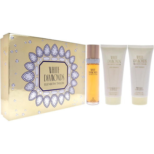 Set White Diamonds 3Pz 100Ml Edt Spray Body Wash 100Ml - Mujer